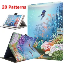 Универсальный чехол с героями мультфильмов для Alcatel 1T 1" Wi-Fi планшет из искусственной кожи защитный чехол+ 3 подарка бесплатно