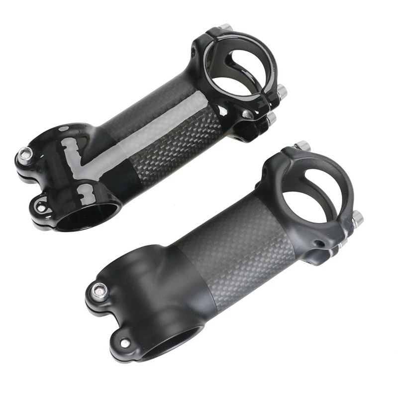 Road Mountain Bicycle Stem Aluminum Carbon Fiber Bike Stem MTB 6/ 17 Degree 31.8 * 60/70/80/90