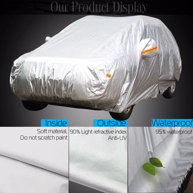 Cawanerl Car Cover Anti-UV Outdoor Sun Rain Snow Protection MPV Cover For  Volkswagen Transporter T5 T6 - AliExpress