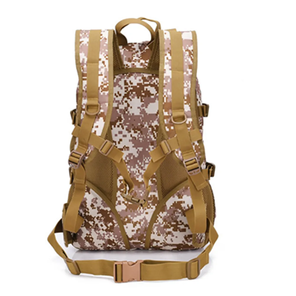  Outdoor Hiking Military Tactical Backpack Camouflage Nylon Trekking Travel Kit Bag 25-30L Small Spo