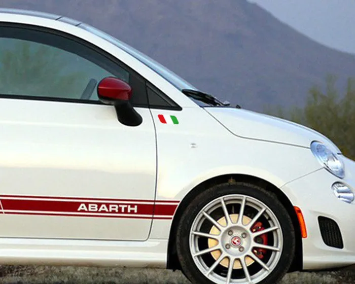 Italian Flag side fender decal (5)