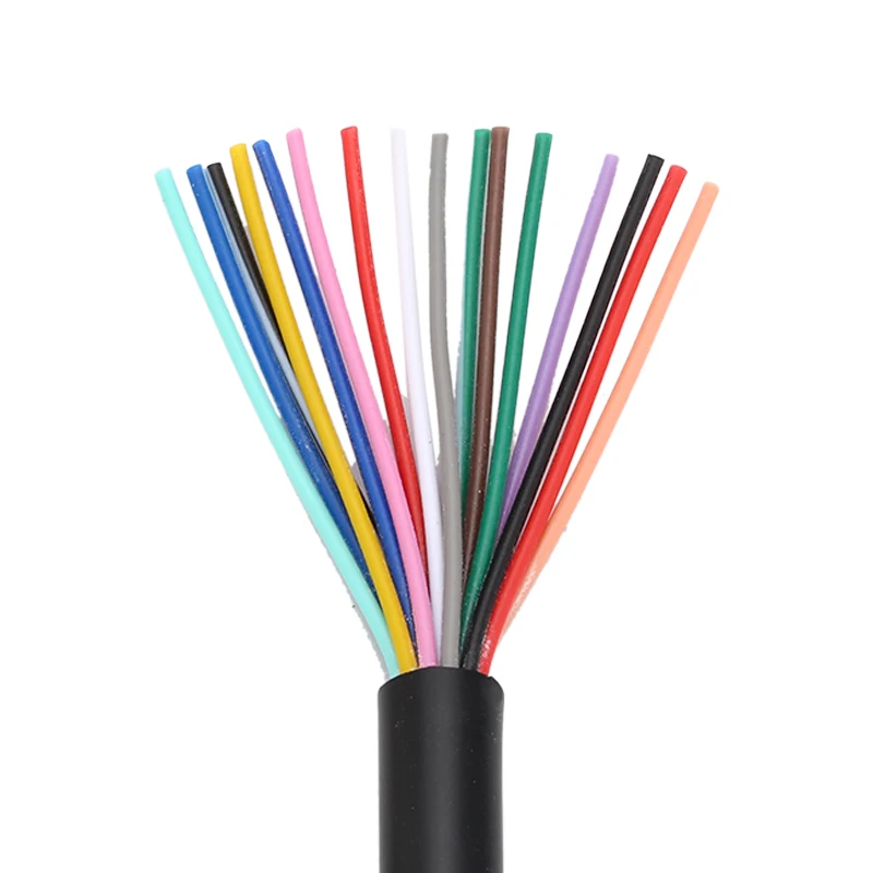 5 метровый 28AWG 26AWG 24 AWG 22 20AWG 18AWG 17AWG RVV 10 жильный медный провод проводник