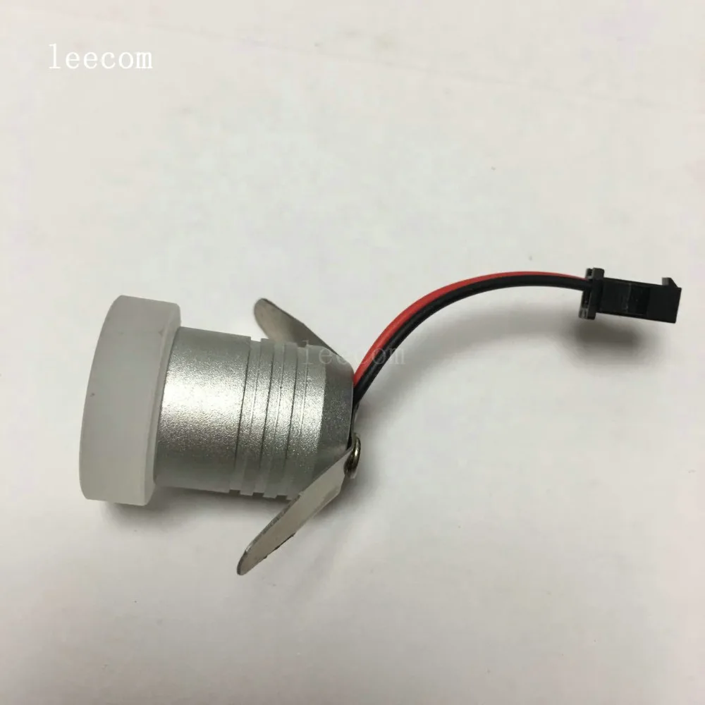 20 шт./лот Новинка шкаф светильник ac85 265v Мини Светодиодный точечный белый круглый