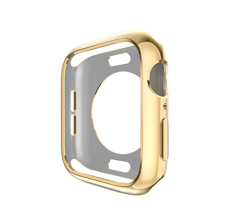 MDNEN чехол для Apple Watch Case IWatch 1 2 3 4 Series 38 мм/40 мм/42 мм/44 мм полная обложка чехол из ТПУ HD Transparente Ultrafino