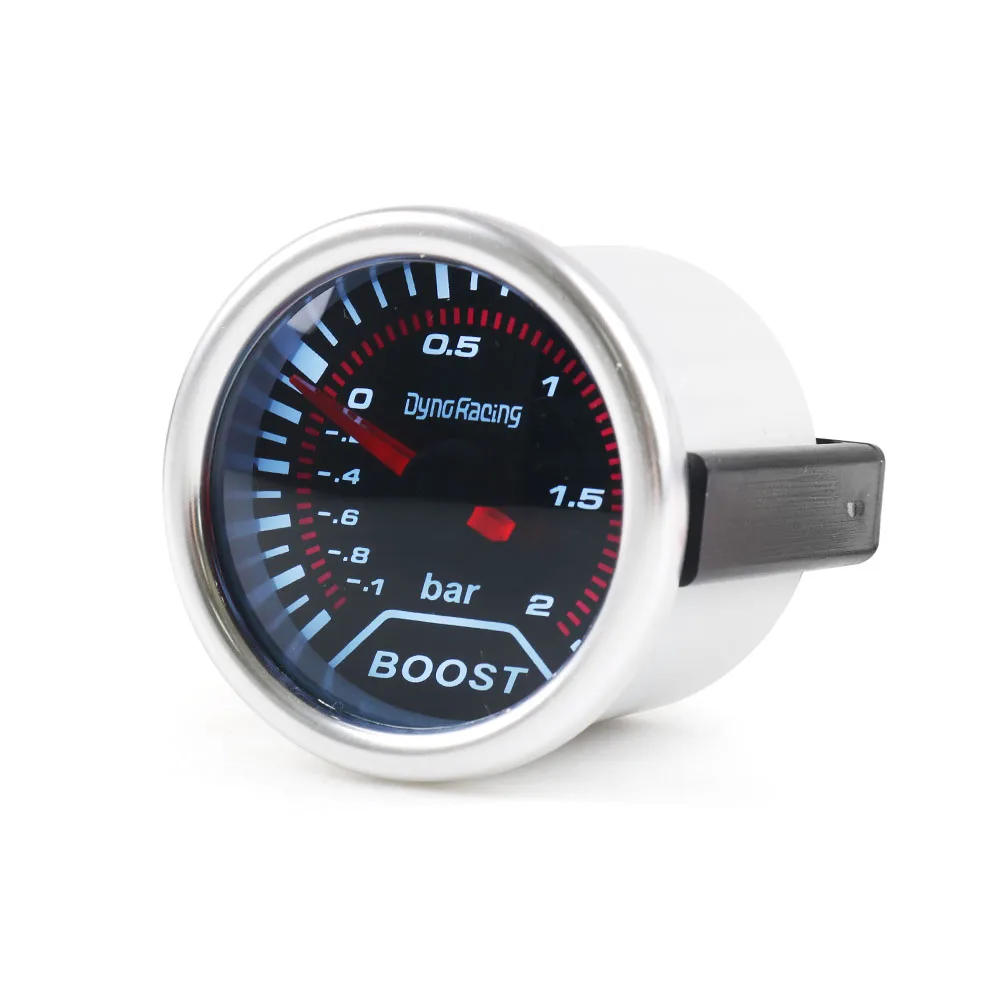 Dynoracing Boost gauge "(52 мм) дымовая линза Turbo gauge Boost gauge(-1~ 2 бар)/Автомобильный манометр/Автомобильный измеритель BX101225