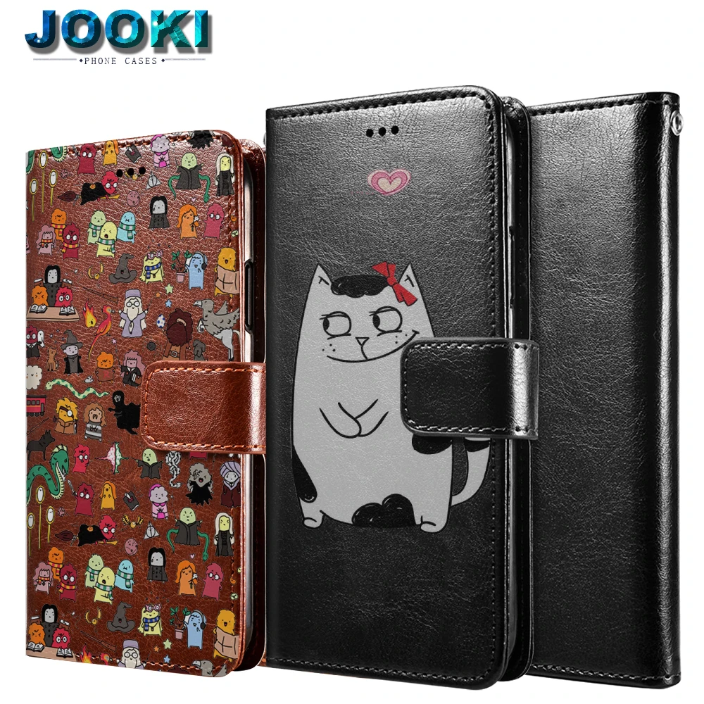 Чехол бумажник JOOKI из искусственной кожи для Samsung Galaxy J4 2018 J400 чехол телефона