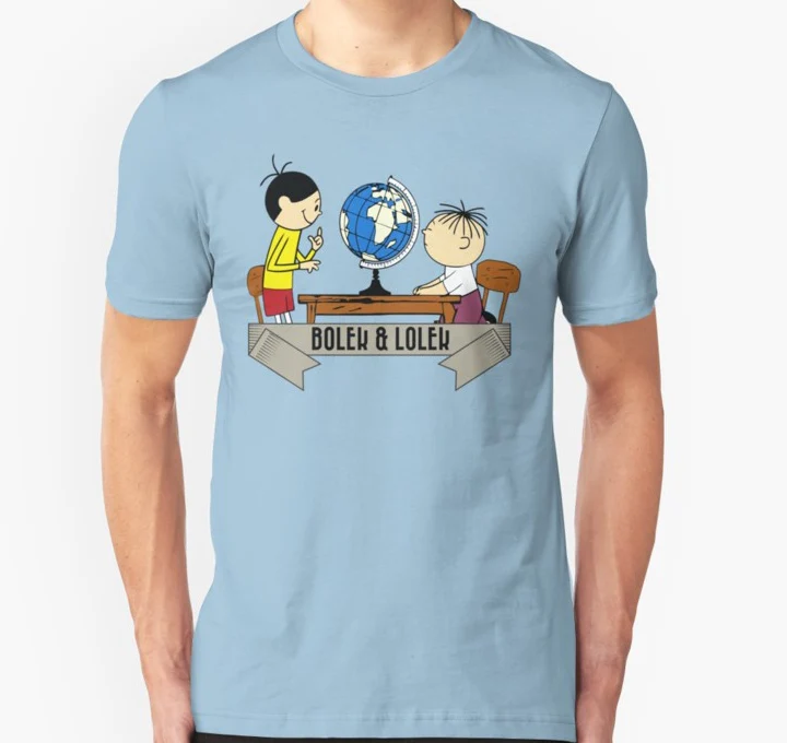 

Men Short sleeve tshirt Bolek and Lolek Unisex T Shirt Women t-shirt