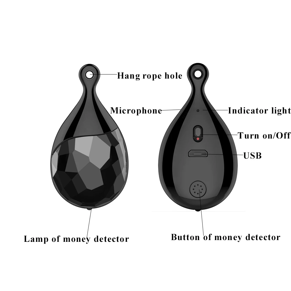 Дополнительно 4 ГБ 8 ГБ 16 ГБ USB 2,0 флэш-память 192 кбит/с аудио запись Ожерелье Подвеска Голосовая активация VOX скрытый диктофон