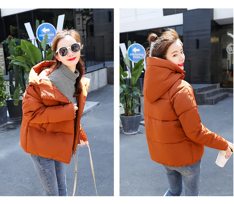 Spring Autumn Winter New 2018 hooded coat Plus Size Women Parks Long Sleeves Women Winter Coat slim Female Outwear Winter Jacket (10)