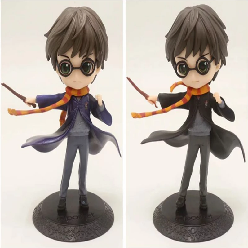 

QPosket Cute Big Eyes Model Harry Potter Dolls Decoration Collection Figurine Toys for Children Gifts 15cm