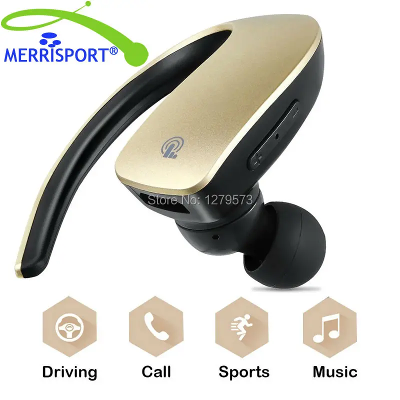 

MERRISPORT Wireless Bluetooth Earphones In-Ear Outdoor Sport V4.1 Stereo Hands-free Earphones For iphone Samsung HTC Xiaomi Gold
