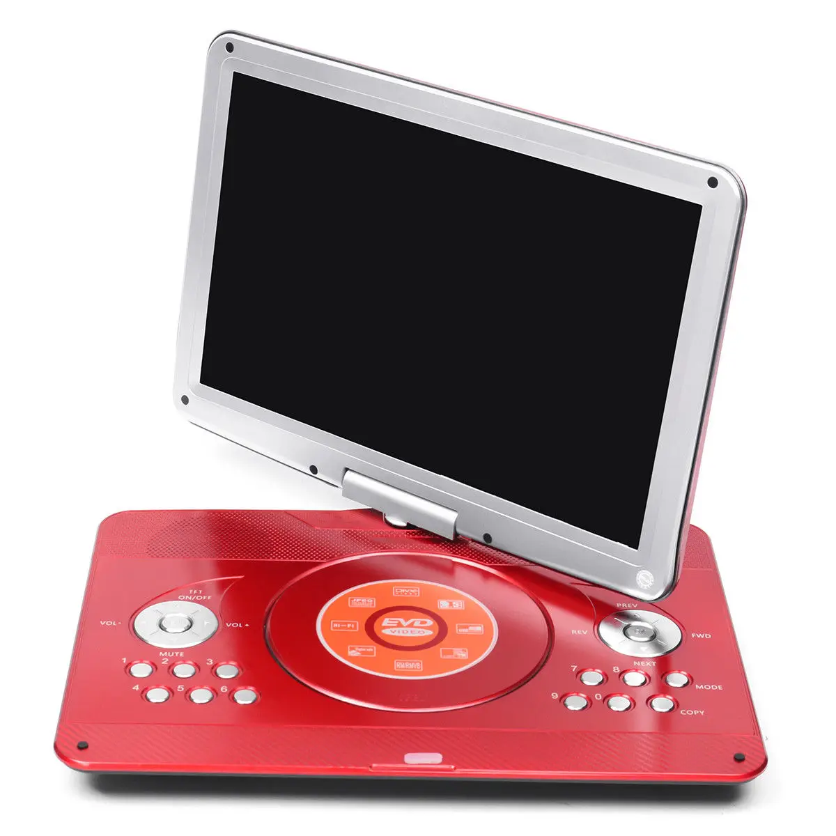 

16" Portable EVD TFT TV DVD Player LCD USB SD Card CD FM Radio Remote Control