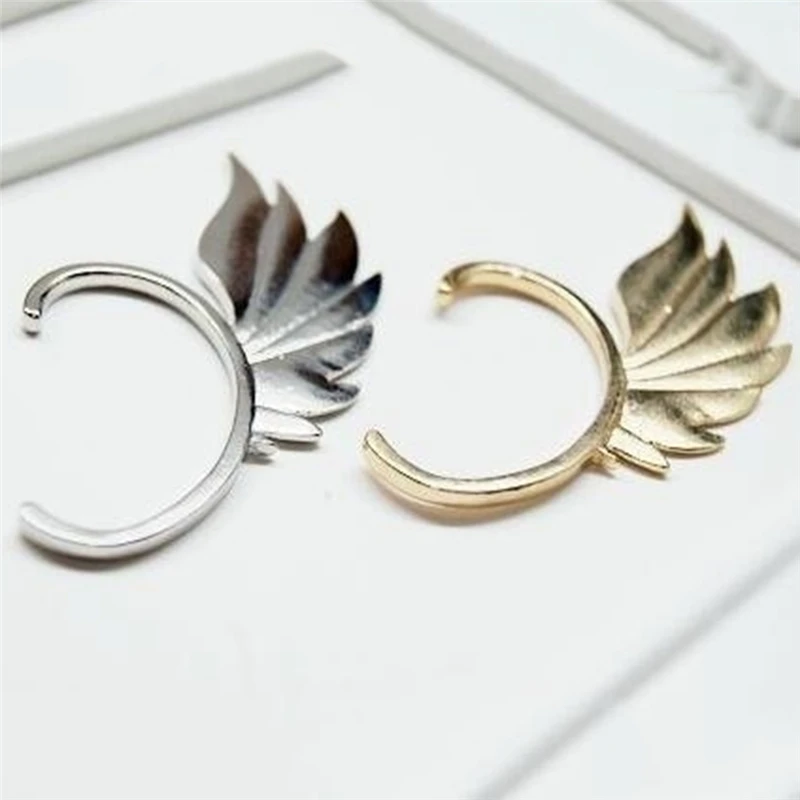 Punk Style Fairy Chain Ear Cuff Wings Earrings Clip For Man Woman Jewelry Valentine's Day/Birthday/Christmas Gifts 1 pcs,ear clip earrings,clip earrings,ear clip,ear accessories
