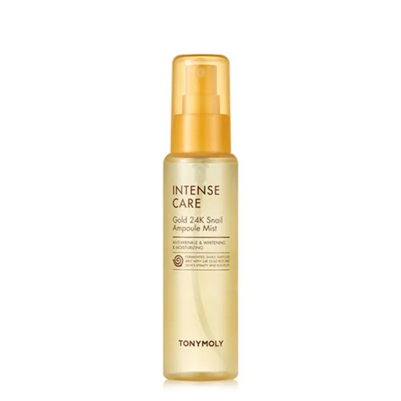 

Korean Cosmetic Intense Care Gold 24K Snail Ampoule Mist 100ml Snail Essence Mist Face Serum Skin Care Anti Wrinkle Moisturizing