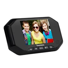 3.5 pulgadas LCD a Color de Pantalla Timbre Espectador de la Puerta Digital Mirilla Visor de Cámara Puerta del Ojo de grabar Vídeo de 140 Grados de visión Nocturna