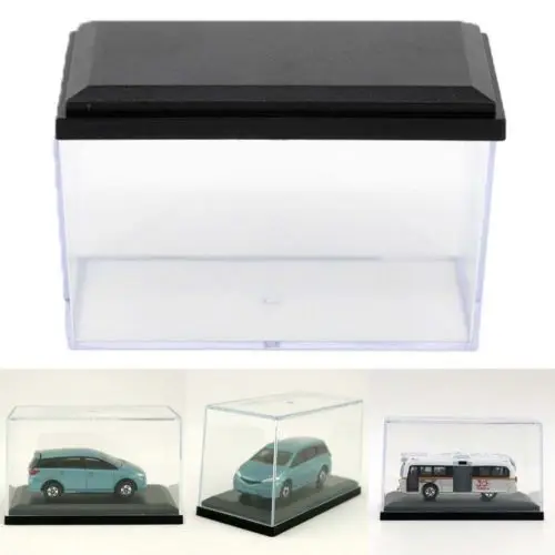 

Fashion Dusty-proof Transparent Acrylic Perspex Dustproof Display Box Case Plastic Base Clear Display Boxes