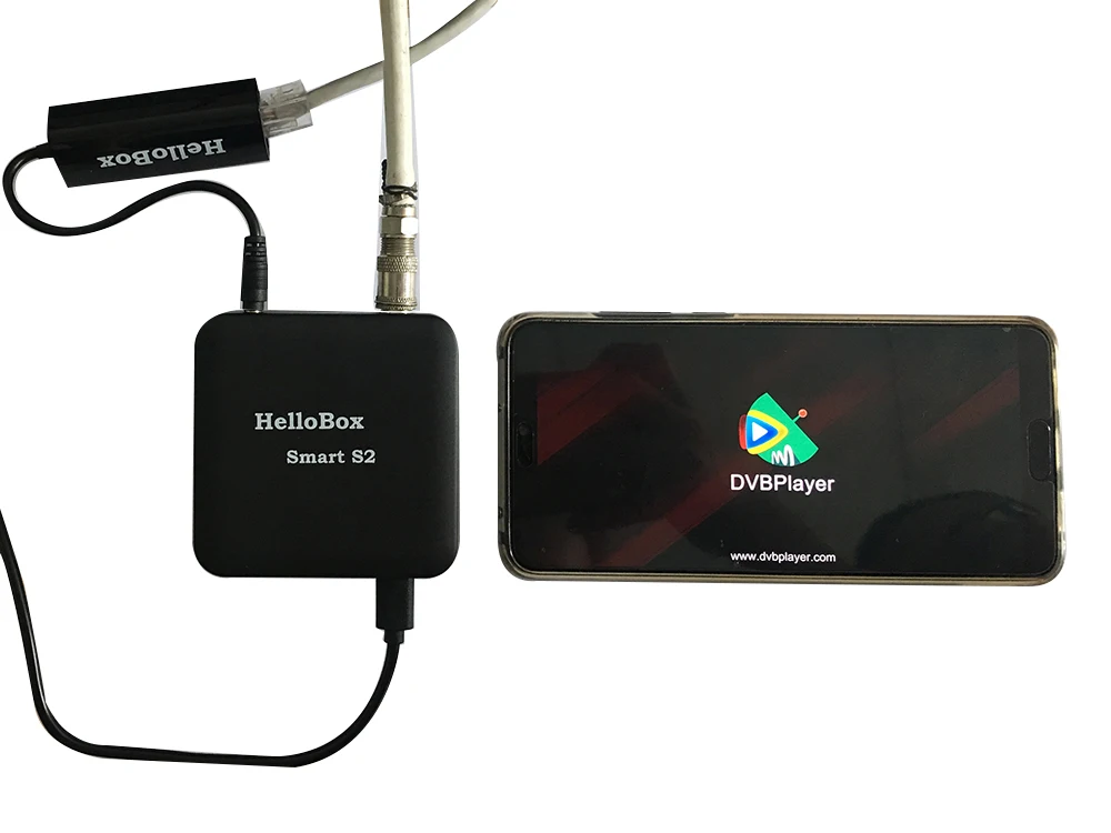 Hellobox Smart S2 Цифровой спутниковый искатель Satlink hd Satfinder просмотр спутникового ТВ на мобильном телефоне планшет с помощью приложения CCCamd