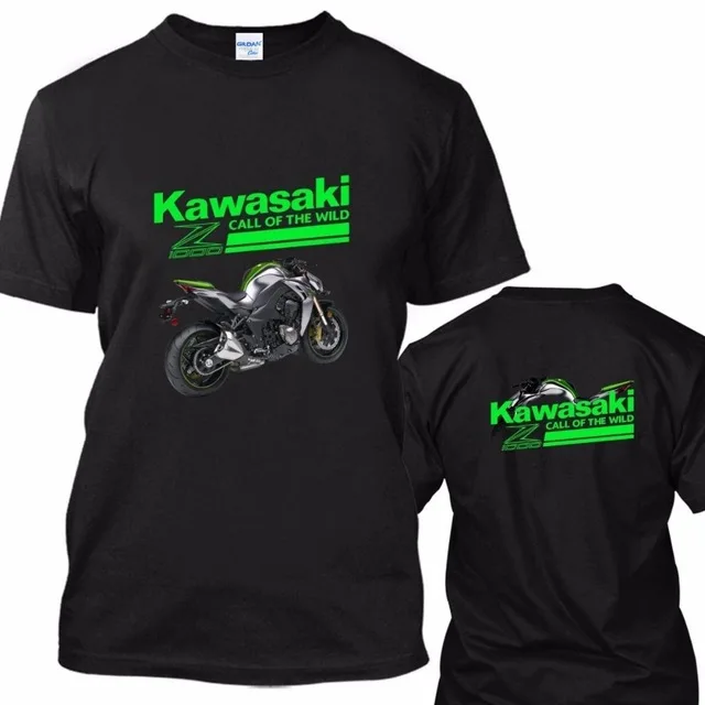 

2019 MOTOGP On Neck T-shirt Motorcycle KAWASAKI Z1000 T-Shirt Racing Team Motorcycle Mococross Ninja T-shirts Jersey L