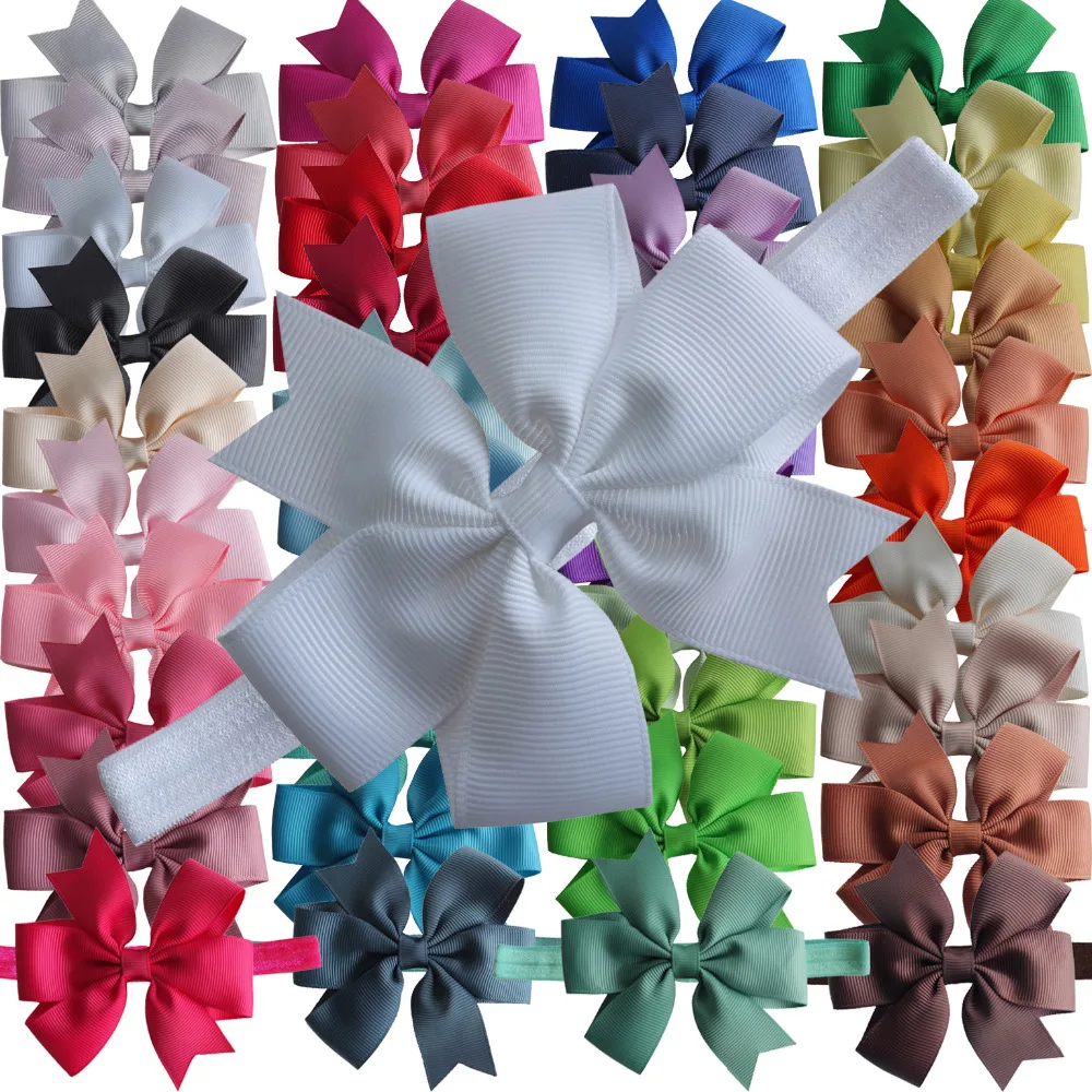 Pinwheel bow with headband +029