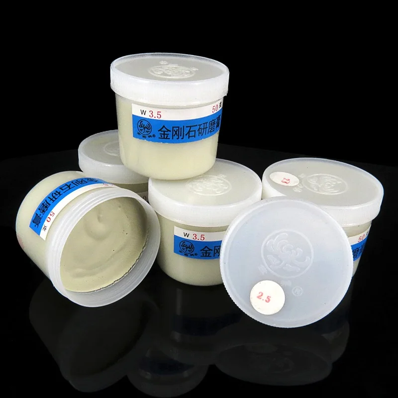 

50g/pcs Diamond Polishing Lapping Paste compoud Jade polishing paste Emerald agate crystal ceramic alloy gypsum Metal Grinding