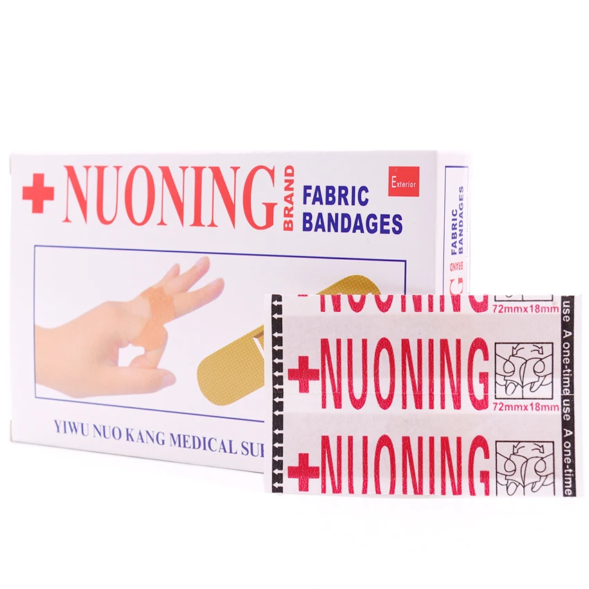 

100PCS/Box Band Aid Wound Dressings Sterile Hemostasis Stickers First Aid Bandage Heel Cushion Adhesive Plaster