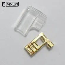 20 conjuntos de cobre 6.3 friso terminal com caso 6.3mm isolado conector da mola ângulo direito fêmea terminal frio