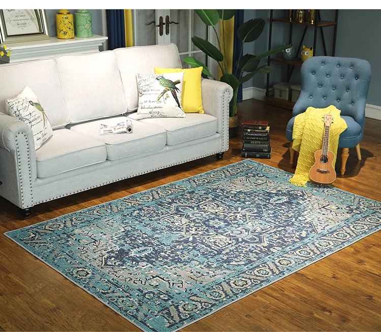 Винтажные ковры для гостиной, американский персидский стиль, ковер для спальни, диван, журнальный столик, напольный коврик, марокканский ковер домашний декор