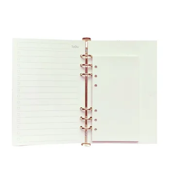 

A5 A6 Loose Leaf Notebook Refill Spiral Binder Planner Inner Page Inside Paper Dairy Weekly Monthly Plan To do Line Dot Grid