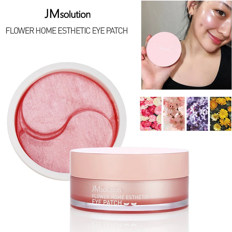 

JM Solution FLOWER HOME ESTHETIC EYE PATCH Highly Concentrated Hydro Gel Eye Mask Patches Intensive Essence Eye Care 60PCS