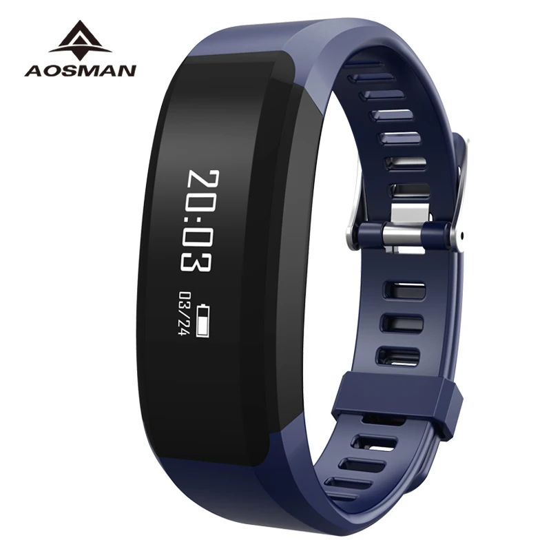 Aosman H28 код пульсометр Bluetooth Спорт Smart Watch Фитнес Мужчины Женщины Браслет