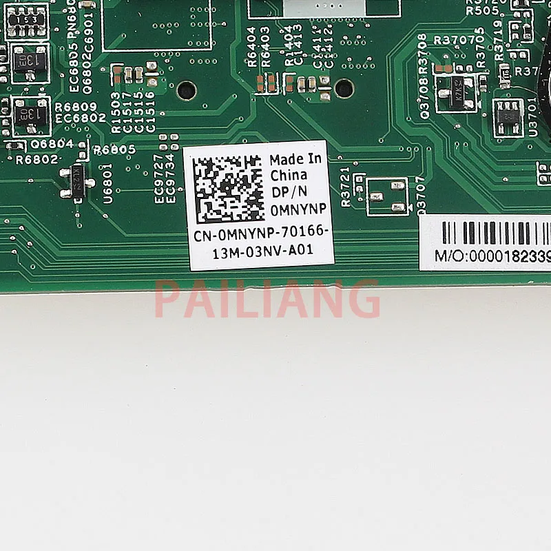 PAILIANG материнская плата для ноутбука DELL Vostro3350 V3350 PC 0MNYNP 48.4ID03. 011 full tesed