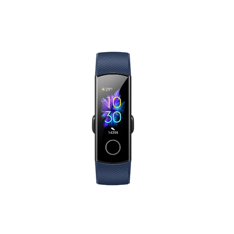 huawei Honor band 5, смарт-браслет, оксиметр, сенсорный экран, волшебный цвет, пульсометр, плавательный сон, фитнес-трекер, Honor Band5 - Цвет: blue