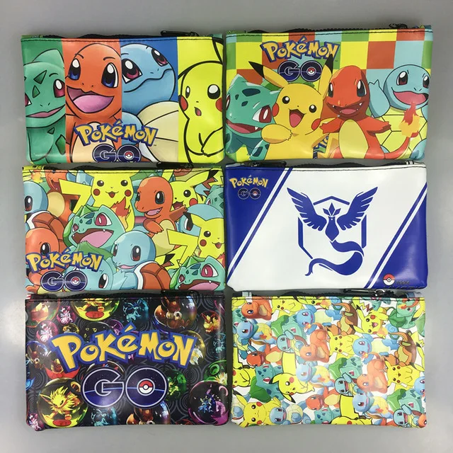 

Cartoon pencil case Pokemon Pikachu Coin Pouch Zipper men and women pencil case zipper wallet