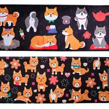 40x60 см/50x80 см/45x120 см/60x90 см мультфильм Плюшевые собака Сиба-ину ковры входной коврик Ванная комната коврик для гостиной коврики Нескользящие pet