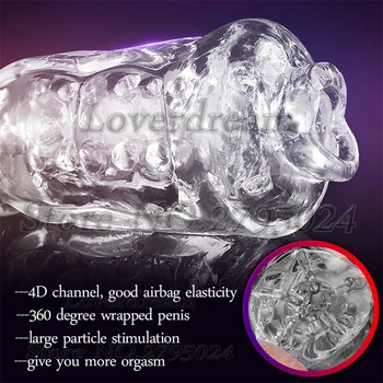 10 Speeds Air Pressure Thrusting Oral Sucking Blowjob Penis Exercise Vibrator Sex Toys For Men Pussy Male Masturbator Machine 3