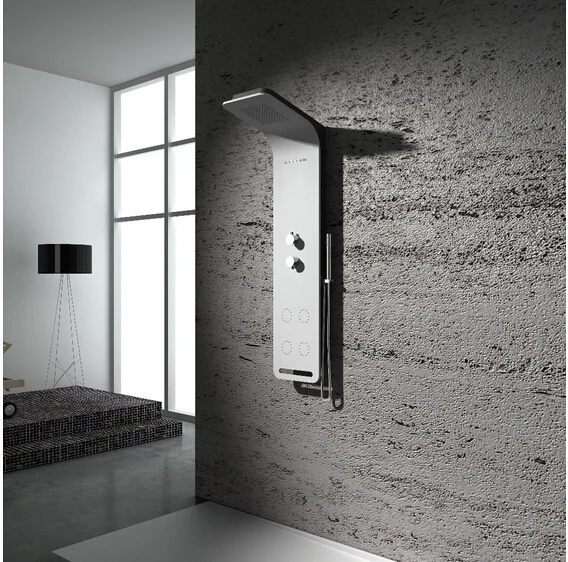 Solid surface stone shower panel artificial stone Multifunction wall