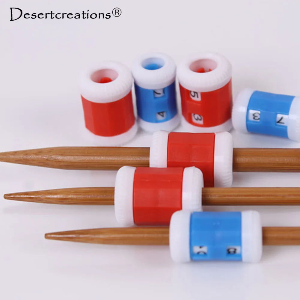 1Pcs Convenient Plastic Crochet Knitting Row Counter Round Stitch Tally