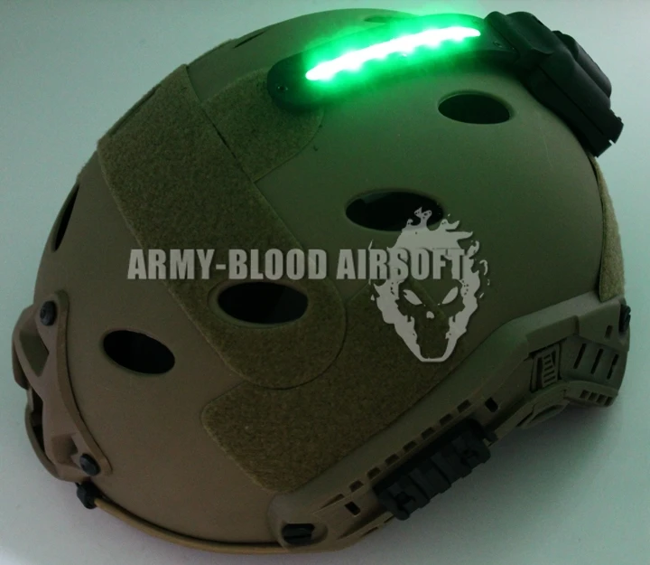 

Green Core Survival HEL-STAR 5, Helmet Mounted Light flash identification survival Helmet Light (DE)