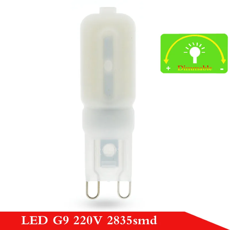

Mini LED G9 Lamp 5W 7W 9W SMD2835 G9 LED Bulb Chandelier LED Light 220V 240V High Quality Lighting Replace Halogen Lamps 1pcs