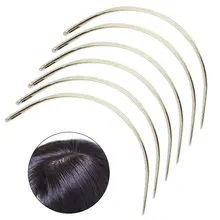 Волосы плетеные швейные нитки игла пакет клип c-образный изогнутая игла средство для наращивания волос 12 шт. зажим для наращивания волос