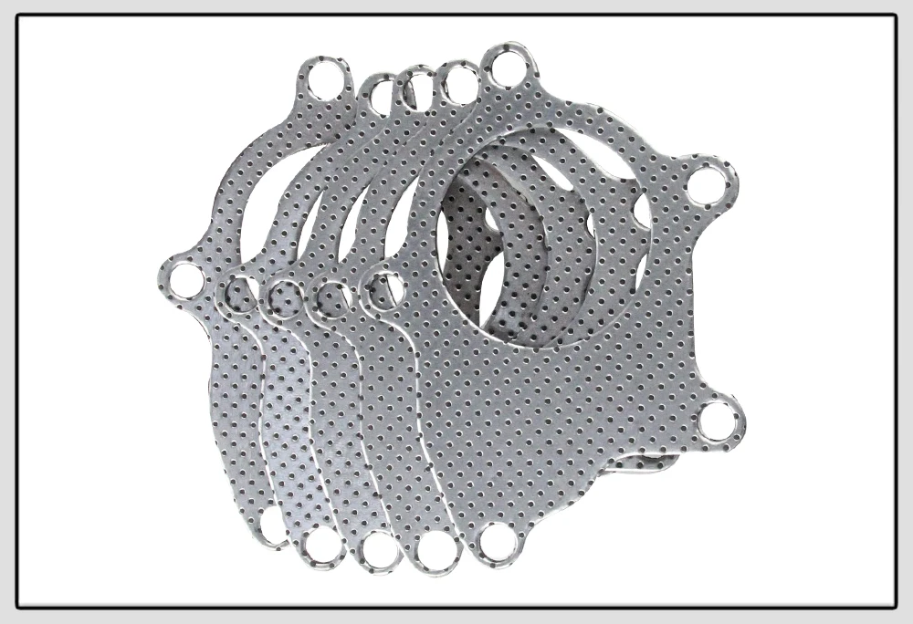 Алюминиевый T3-T4 5-болт B/D серии турбо коллектор водосточная труба выхлопного графитовая прокладка VR4953