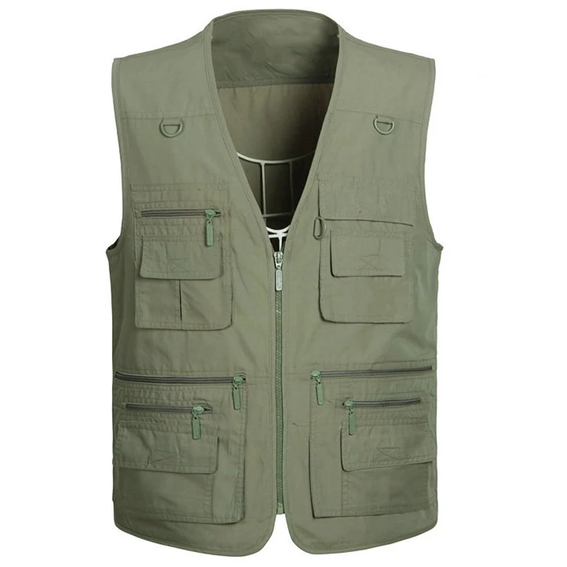

Summer Fish Vests For Mens New Tactical Vest Reporter Director Vest Mens Feature Brand Tactical Vests Men Plus Size S2782