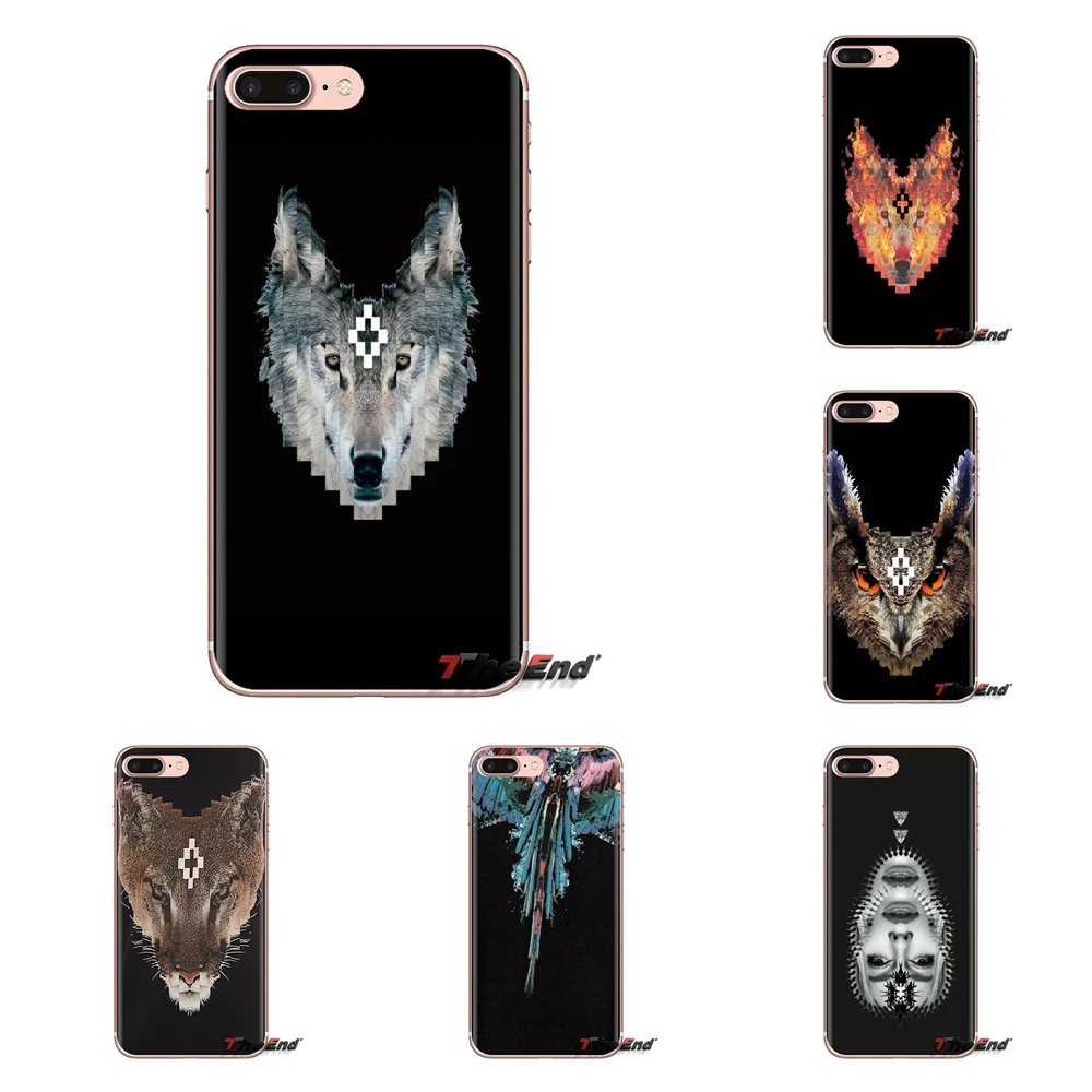 

Transparent Soft Bag Case For Samsung Galaxy S3 S4 S5 Mini S6 S7 Edge S8 S9 S10 Plus Note 3 4 5 8 9 Marcelo Burlon Wings Feather