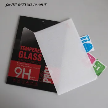

100PCS/Lot With Box Good Quality Tempered Glass Screen Protector Film For HUAWEI M2 10 A01W By DHL