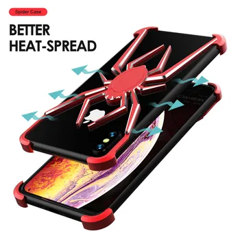 

Spide Style Metal Case for XR X XS MAX Anti-fall Shockproof Phone Cover for XS