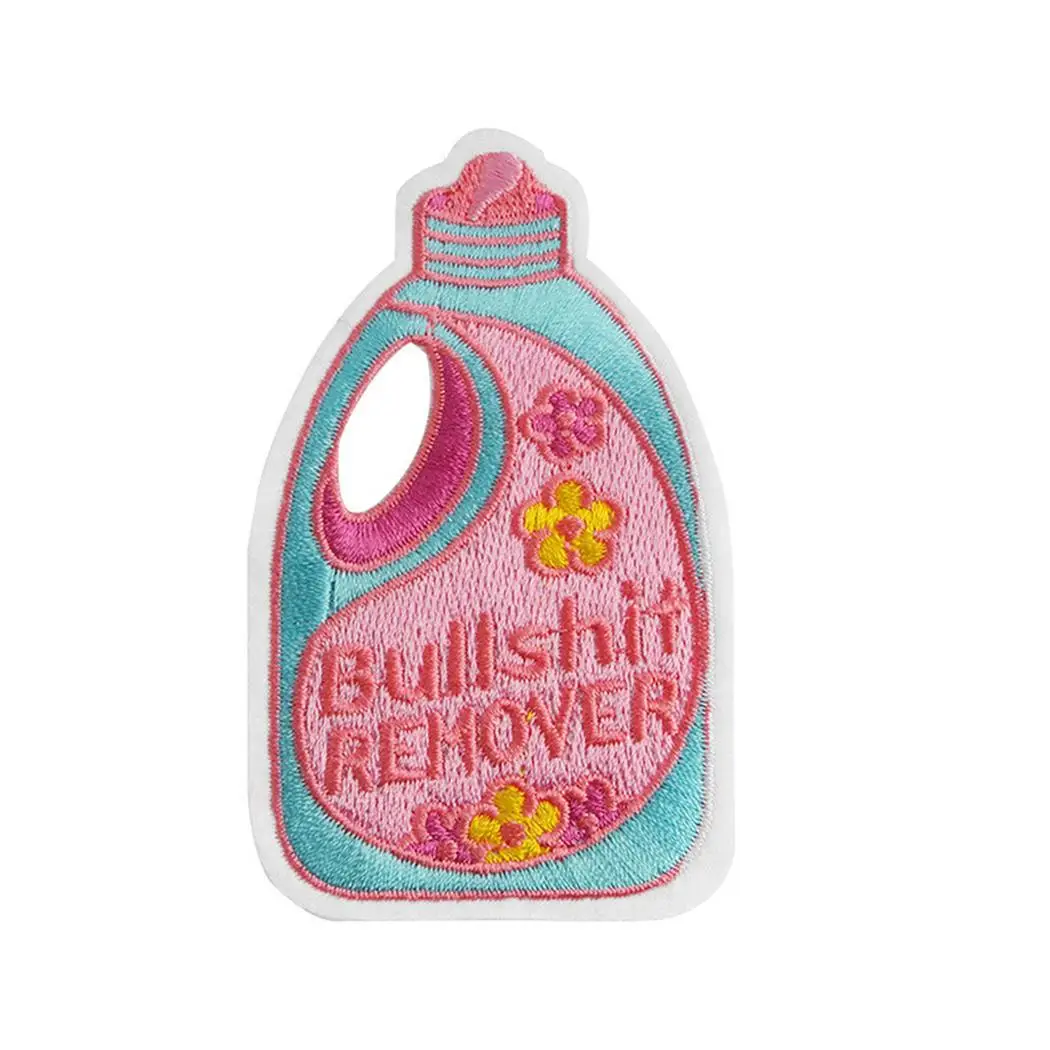 Laundry Bottle Patch Applique Type1 Accessory Jeans Shaped Liquid Cloth DIY Type2 Dress Multi Clothes Unisex | Дом и сад