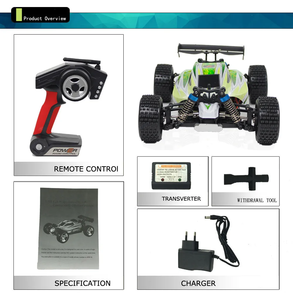Гоночный автомобиль Wltoys A959B Модернизированный 540 щеточный двигатель высокая