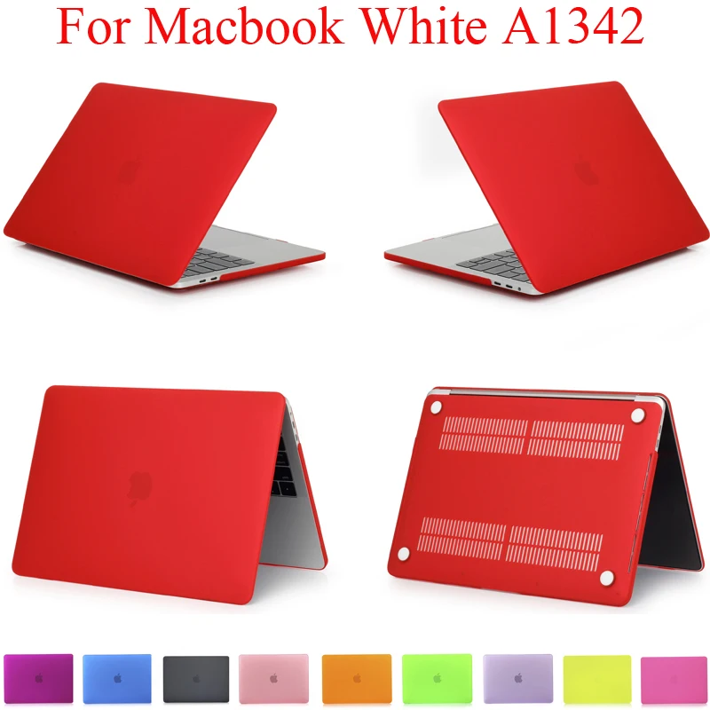 Матовый защитный чехол для Macbook A1342 Белый Чехол 13 3 дюйма матовый | Компьютеры и