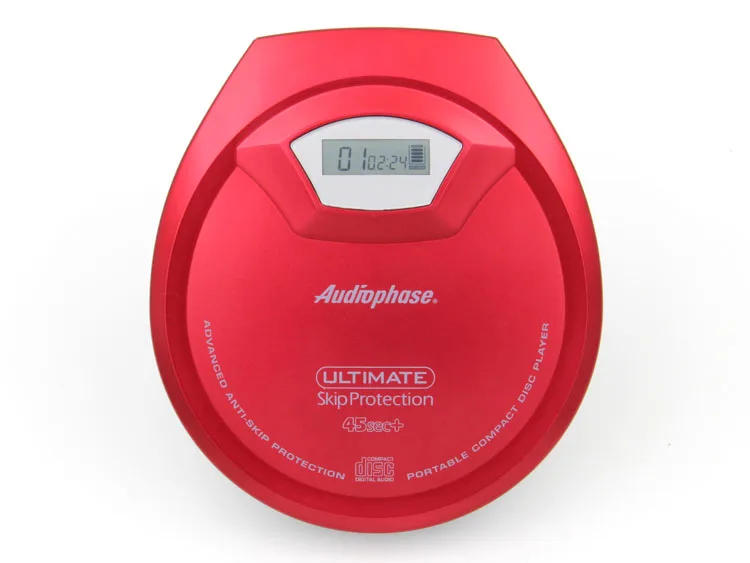 High Quality Portable CD Player In China Red Walkman CD player CD R/CD RWin CD Player from