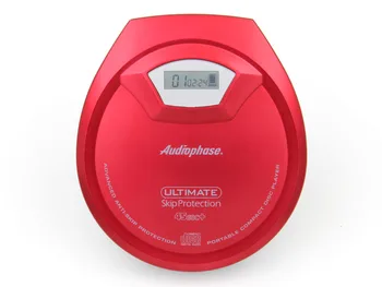 

High Quality Portable CD Player In China Red Walkman CD player CD-R/CD-RW